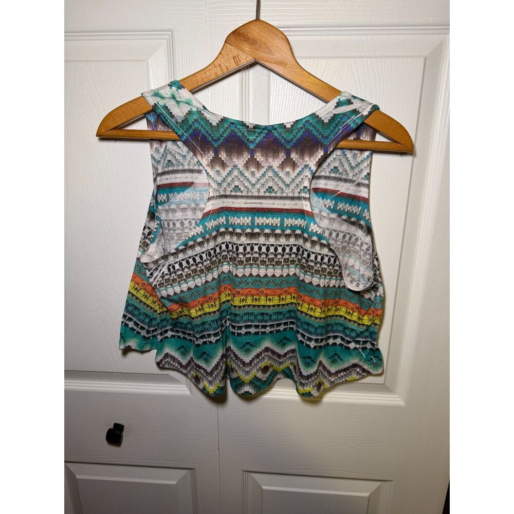 Rue21 Women's XL Tribal Print Sleeveless Swing Tank Top Boho Geometric - Picture 4 of 5